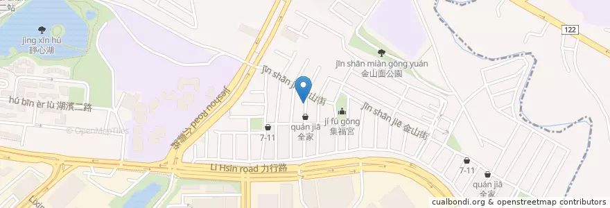 Mapa de ubicacion de 品味家常菜 en 臺灣, 臺灣省, 新竹市, 東區.