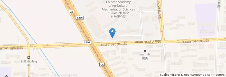 Mapa de ubicacion de 华夏银行 en China, Beijing, Hebei, Chaoyang District.