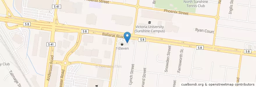 Mapa de ubicacion de Red Rooster en Austrália, Victoria, City Of Brimbank.