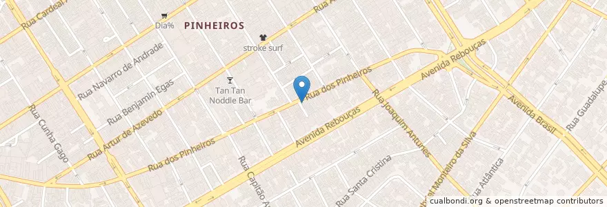 Mapa de ubicacion de Meat Chopper en Brasil, Región Sudeste, San Pablo, Região Geográfica Intermediária De São Paulo, Região Metropolitana De São Paulo, Região Imediata De São Paulo, San Pablo.