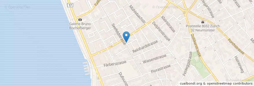 Mapa de ubicacion de Joey's Coffee & Kitchen en Schweiz/Suisse/Svizzera/Svizra, Zürich, Bezirk Zürich, Zürich.