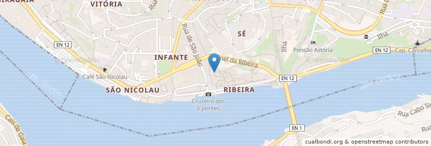 Mapa de ubicacion de Jimão en Portugal, Norte, Porto, Área Metropolitana Do Porto, Porto, Vila Nova De Gaia, Santa Marinha E São Pedro Da Afurada.
