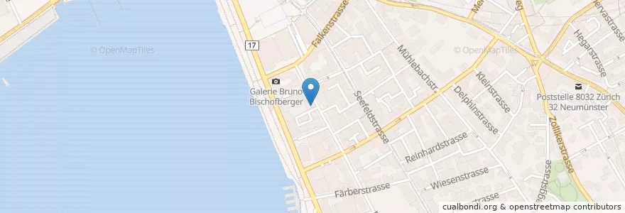 Mapa de ubicacion de Drinxbar en Suisse, Zurich, District De Zurich, Zurich.