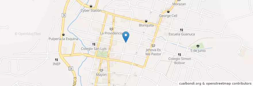 Mapa de ubicacion de Burritos México en ニカラグア, マタガルパ県, Matagalpa (Municipio).