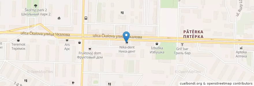 Mapa de ubicacion de Ника-дент en Russia, Distretto Federale Centrale, Oblast' Di Jaroslavl', Ярославский Район, Городской Округ Ярославль.