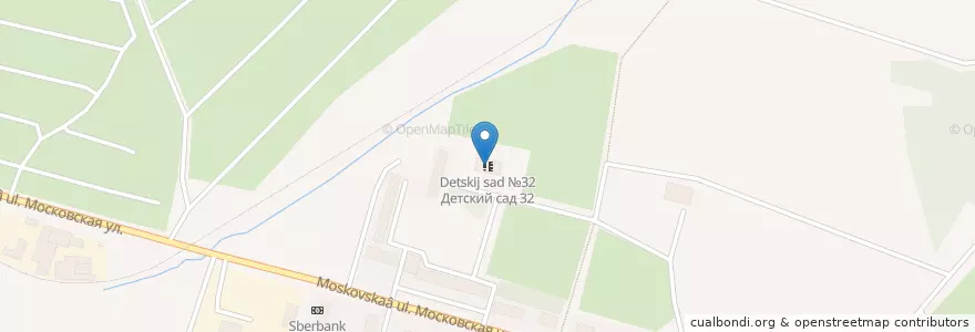Mapa de ubicacion de Детский сад №32 en روسيا, Центральный Федеральный Округ, محافظة موسكو, Богородский Городской Округ.