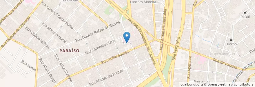 Mapa de ubicacion de Starbucks en برزیل, منطقه جنوب شرقی برزیل, سائوپائولو, Região Geográfica Intermediária De São Paulo, Região Metropolitana De São Paulo, Região Imediata De São Paulo, سائوپائولو.
