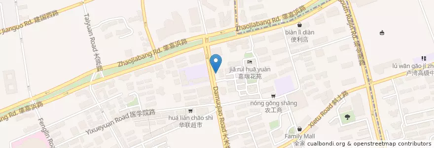 Mapa de ubicacion de 豪大大鸡排 en الصين, شانغهاي, 徐汇区.