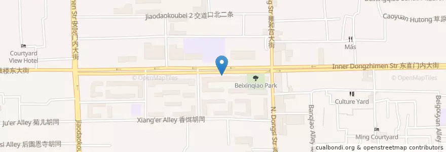 Mapa de ubicacion de Beetle In A Box en Chine, Pékin, Hebei, 东城区.