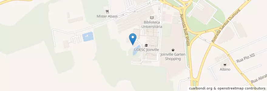Mapa de ubicacion de Serviço de Orientação ao Estudante en برزیل, منطقه جنوب برزیل, سانتا کاتارینا, Região Geográfica Intermediária De Joinville, Microrregião De Joinville, Joinville.