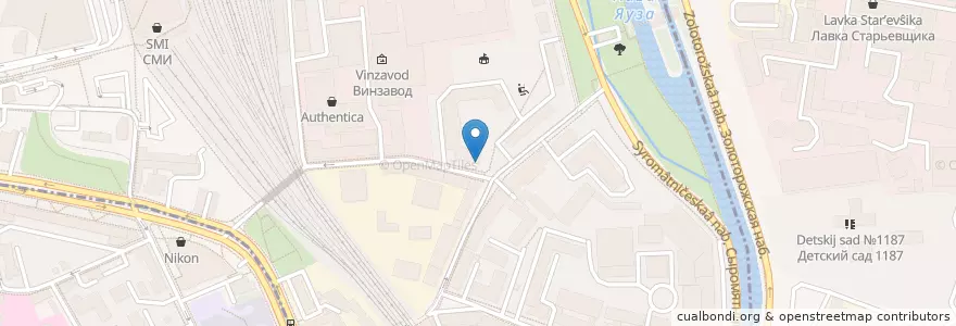 Mapa de ubicacion de 7 сэндвичей en Russia, Distretto Federale Centrale, Москва, Центральный Административный Округ, Басманный Район.