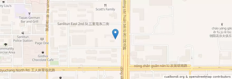 Mapa de ubicacion de Royal Norwegian Embassy en China, Beijing, Hebei, 朝阳区 / Chaoyang.