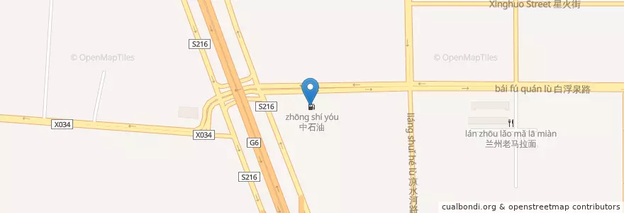 Mapa de ubicacion de 中石油 en China, Pekín, Hebei, 昌平区.