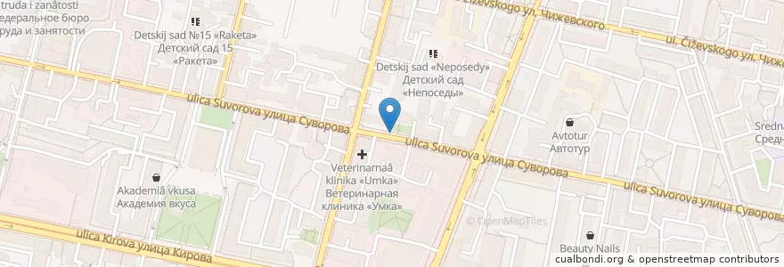 Mapa de ubicacion de Уличная библиотека en Russia, Distretto Federale Centrale, Калужская Область, Городской Округ Калуга.