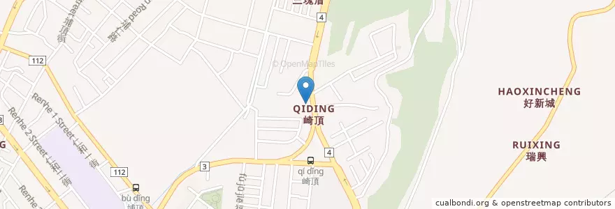 Mapa de ubicacion de 崎頂郵局 en 臺灣, 桃園市, 大溪區.