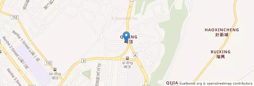 Mapa de ubicacion de 康潔牙醫 en 臺灣, 桃園市, 大溪區.