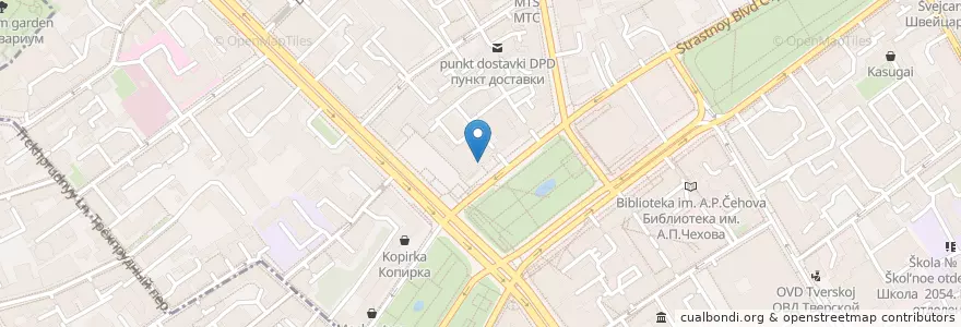 Mapa de ubicacion de ТоДаСё en Россия, Центральный Федеральный Округ, Москва, Центральный Административный Округ, Тверской Район.
