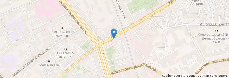 Mapa de ubicacion de OMG!Coffee en 러시아, Центральный Федеральный Округ, Москва, Центральный Административный Округ, Басманный Район.
