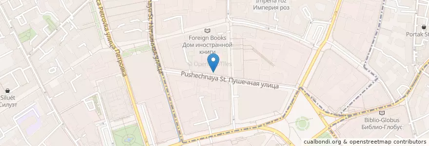 Mapa de ubicacion de Де Марко en Russia, Distretto Federale Centrale, Москва, Центральный Административный Округ, Тверской Район.