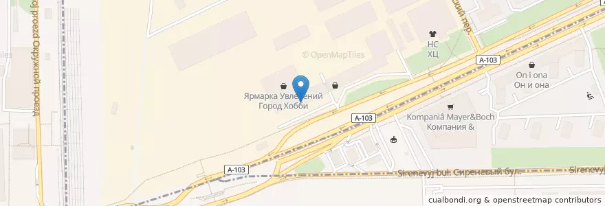 Mapa de ubicacion de Море Суши en Rusya Federasyonu, Центральный Федеральный Округ, Москва, Восточный Административный Округ, Район Гольяново.