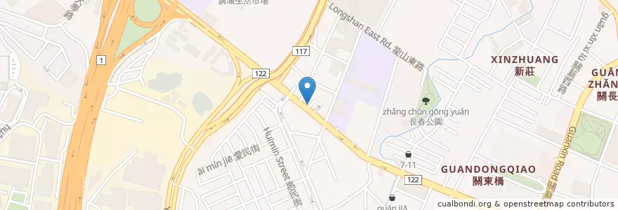 Mapa de ubicacion de KFC en Taiwan, 臺灣省, 新竹市, 東區.