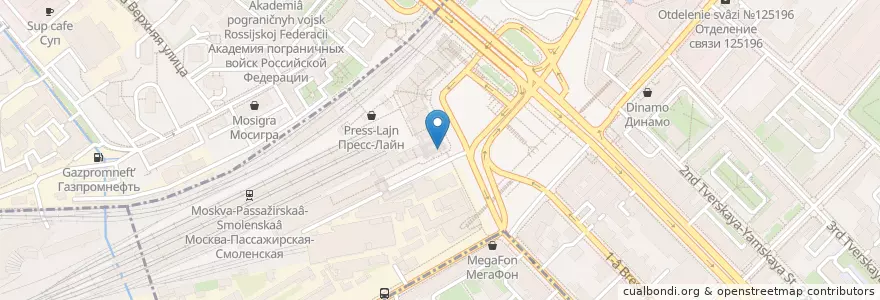 Mapa de ubicacion de IL Патио en Rusia, Distrito Federal Central, Москва, Distrito Administrativo Central, Тверской Район.