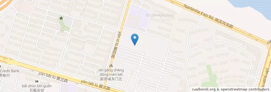 Mapa de ubicacion de 城关区 en 中国, 甘肃省, 兰州市, 城关区, 雁北街道.
