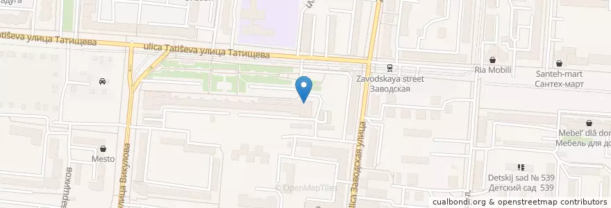 Mapa de ubicacion de Татищев en Rusland, Уральский Федеральный Округ, Свердловская Область, Городской Округ Екатеринбург.
