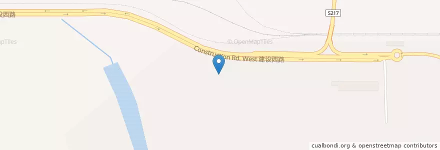 Mapa de ubicacion de 白银区 en 中国, 甘肃省, 白银市, 白银区, 纺织路街道.