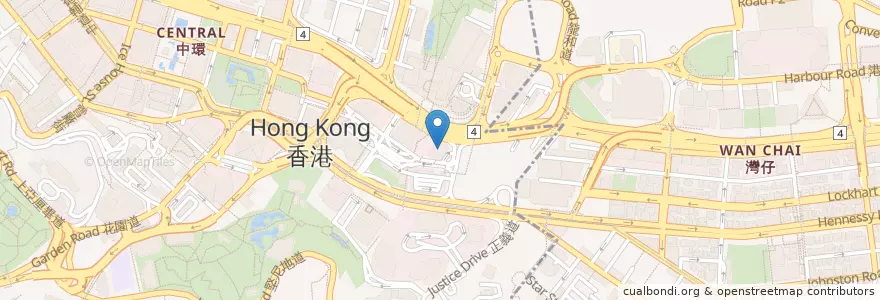 Mapa de ubicacion de Consulat Général de France à Hong Kong & Macao en Cina, Guangdong, Hong Kong, Hong Kong, Nuovi Territori, 中西區 Central And Western District.