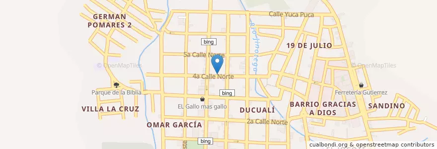 Mapa de ubicacion de Clínica Dental Santa María en Nicaragua, Jinotega, Jinotega (Municipio).