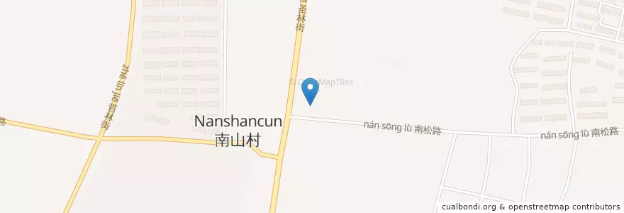 Mapa de ubicacion de  锦绣加油站 en China, Liaoning, Dalian City, Ganjingzi District, Jichang Subdistrict.