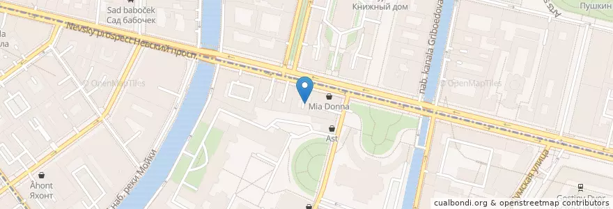 Mapa de ubicacion de Невский дворик en Russie, District Fédéral Du Nord-Ouest, Oblast De Léningrad, Saint-Pétersbourg, Центральный Район, Округ № 78.