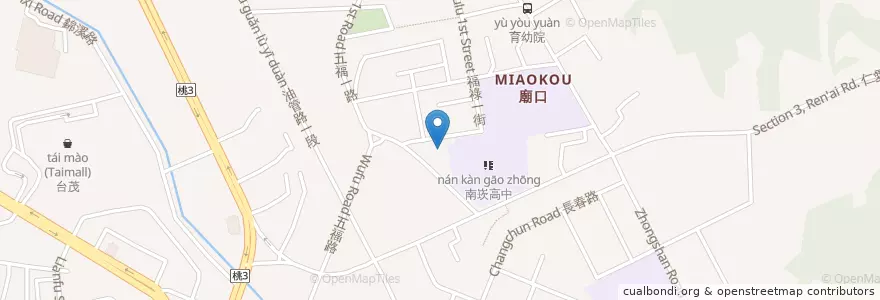 Mapa de ubicacion de 桃園市立圖書館蘆竹分館 en 臺灣, 桃園市, 蘆竹區.