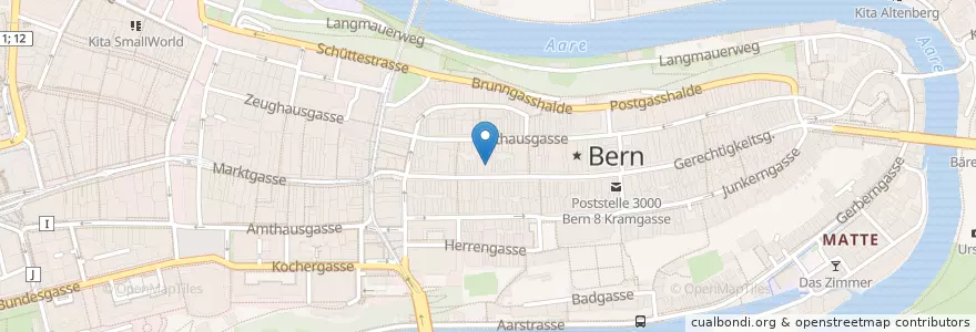 Mapa de ubicacion de Botschaft Ecuador en İsviçre, Bern/Berne, Verwaltungsregion Bern-Mittelland, Verwaltungskreis Bern-Mittelland, Bern.
