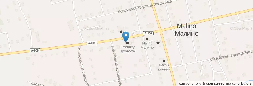 Mapa de ubicacion de Шарм en روسيا, Центральный Федеральный Округ, محافظة موسكو, Городской Округ Ступино.