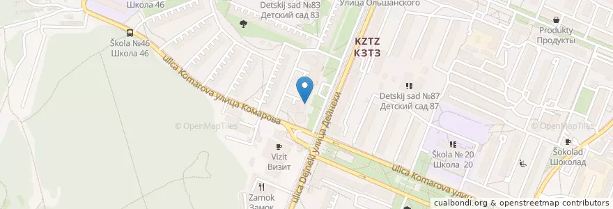 Mapa de ubicacion de магнит косметик en Rússia, Distrito Federal Central, Oblast De Kursk, Курский Район, Городской Округ Курск.