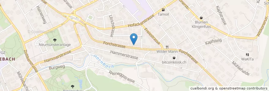 Mapa de ubicacion de Spizzati en Suisse, Zurich, District De Zurich, Zurich.