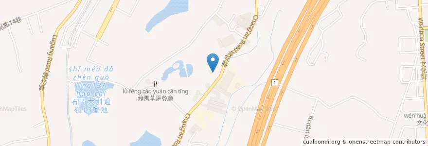 Mapa de ubicacion de 托斯卡尼尼義大利餐廳 en تايوان, تاو يوان, 平鎮區.