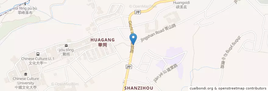 Mapa de ubicacion de 麥當勞 en 타이완, 신베이 시, 타이베이시, 스린 구.