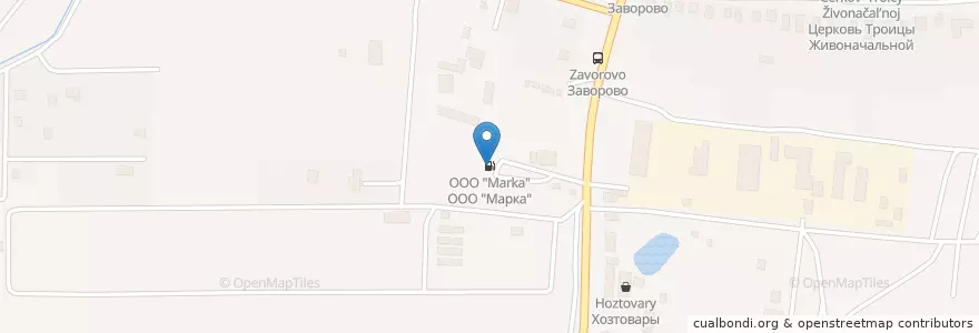 Mapa de ubicacion de ООО "Марка" en Rusland, Centraal Federaal District, Oblast Moskou, Раменский Городской Округ.
