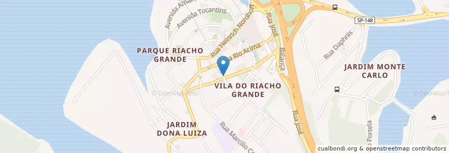 Mapa de ubicacion de Restaurante Murilo's en البَرَازِيل, المنطقة الجنوبية الشرقية, ساو باولو, Região Geográfica Intermediária De São Paulo, Região Metropolitana De São Paulo, Região Imediata De São Paulo, São Bernardo Do Campo.