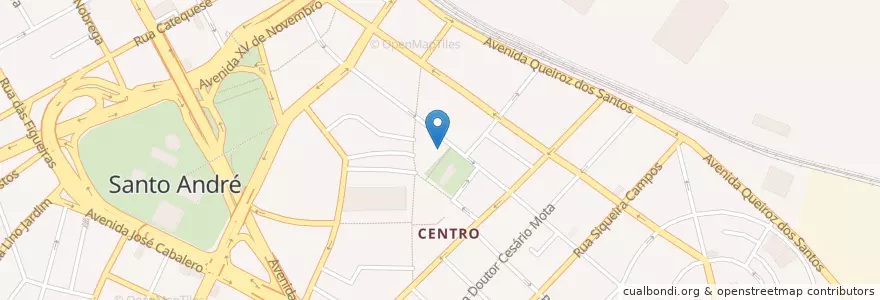 Mapa de ubicacion de Escola da Saúde "Eduardo Nakamura" en البَرَازِيل, المنطقة الجنوبية الشرقية, ساو باولو, Região Geográfica Intermediária De São Paulo, Região Metropolitana De São Paulo, Região Imediata De São Paulo, Santo André.