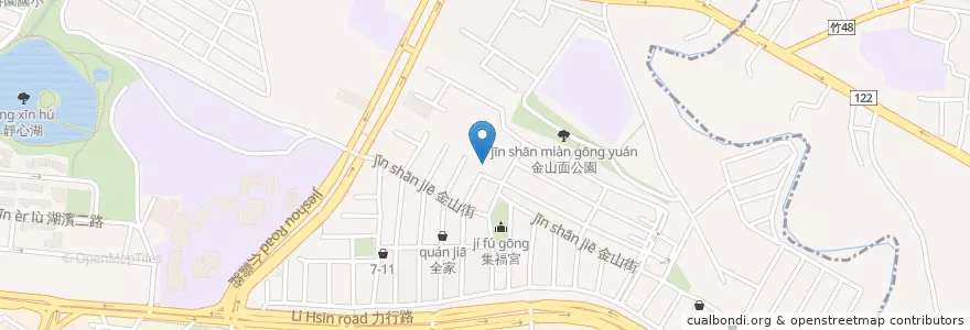 Mapa de ubicacion de 魚羊小集 en 臺灣, 臺灣省, 新竹市, 東區.