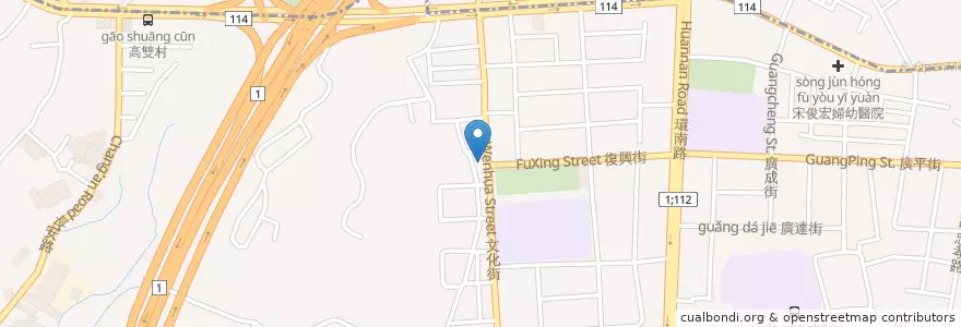 Mapa de ubicacion de 懶得煮 en Taïwan, Taoyuan, 平鎮區.