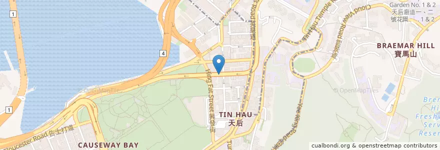 Mapa de ubicacion de 棋哥燒鵝餐室 Ki's Roasted Goose Restaurant en چین, گوانگ‌دونگ, هنگ‌کنگ, جزیره هنگ کنگ, 新界 New Territories, 灣仔區 Wan Chai District.
