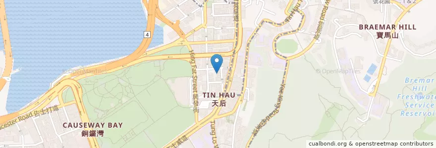 Mapa de ubicacion de 台灣郎 Taiwan Lang en Китай, Гуандун, Гонконг, Гонконг, Новые Территории, 灣仔區 Wan Chai District.