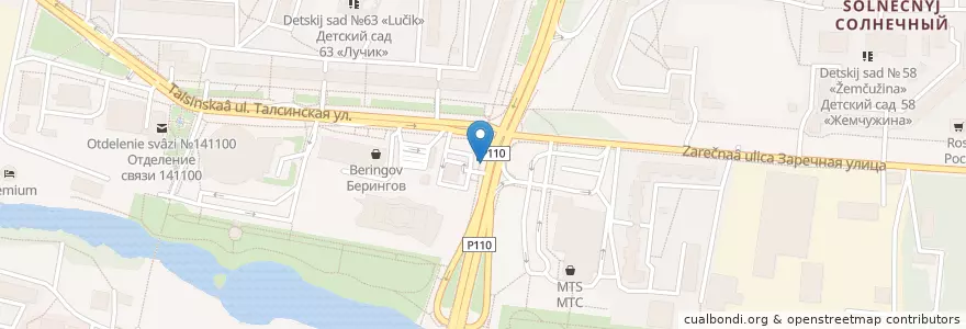 Mapa de ubicacion de Макдональдс en 俄罗斯/俄羅斯, Центральный Федеральный Округ, 莫斯科州, Городской Округ Щёлково.