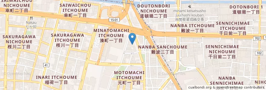 Mapa de ubicacion de 代々木ゼミナール en Japan, Osaka Prefecture, Osaka.