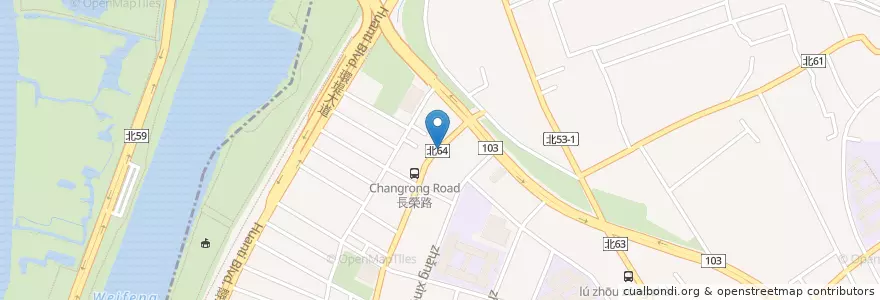 Mapa de ubicacion de 菸灰缸pub en Тайвань, Новый Тайбэй, 蘆洲區, 五股區.